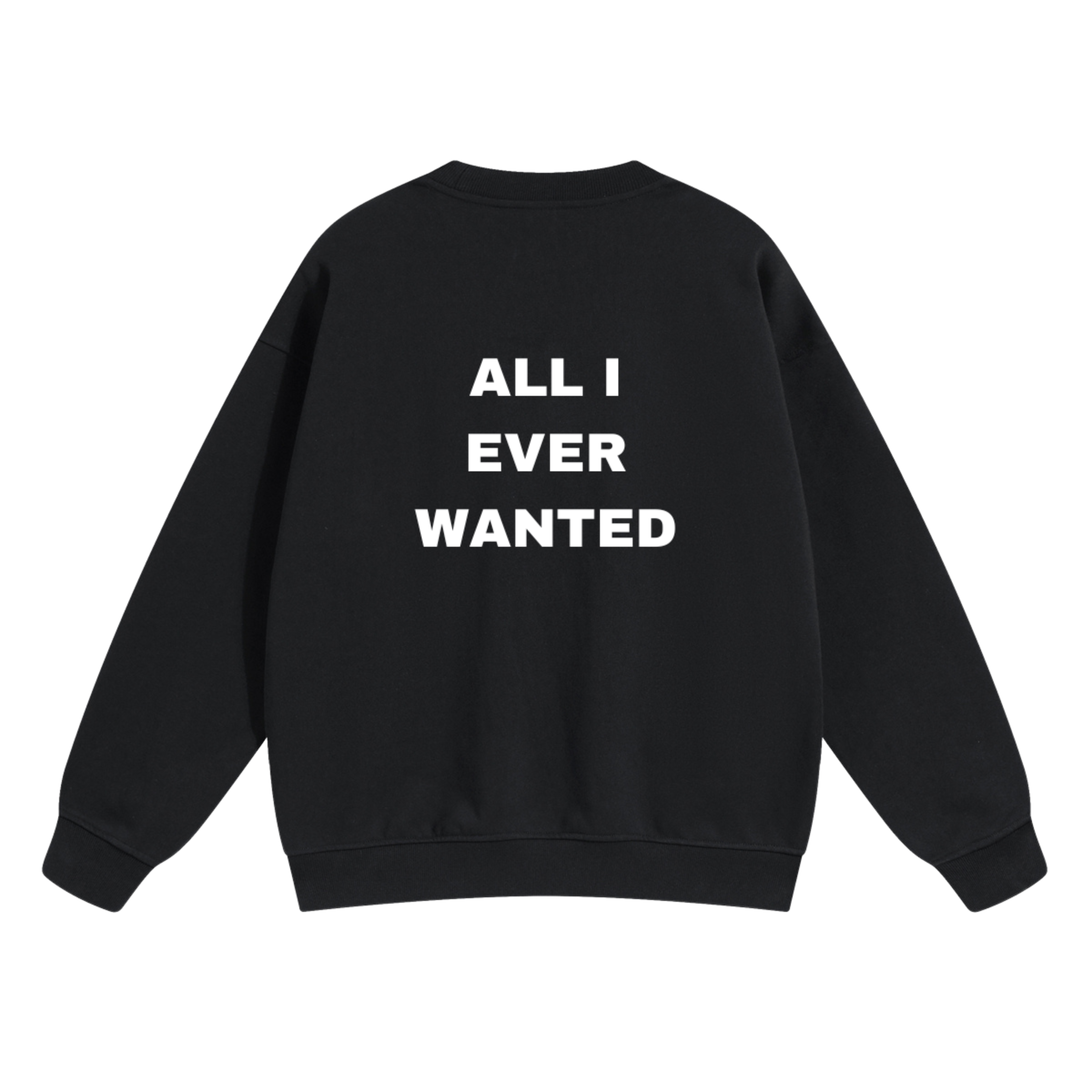 Slogan Crewneck - Black