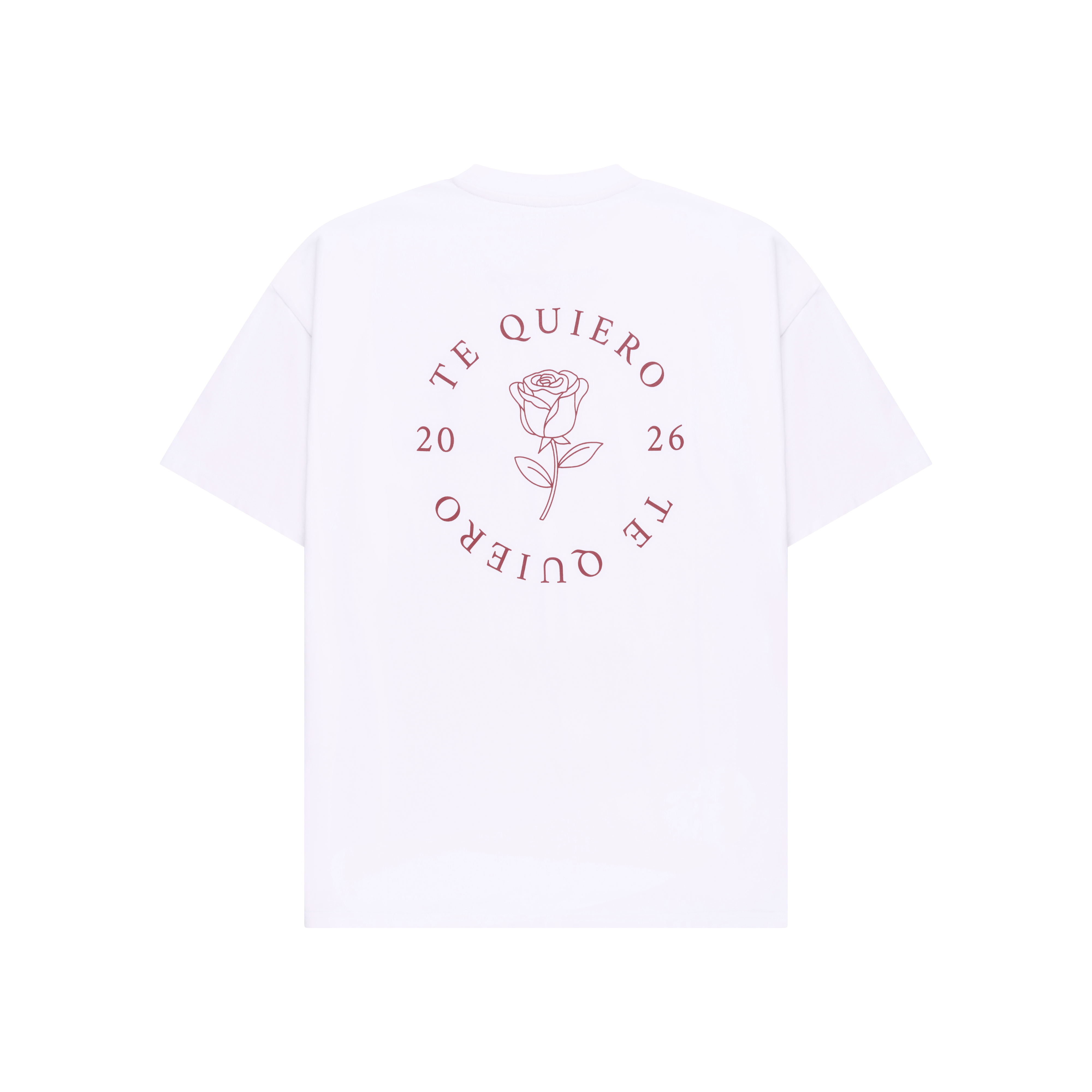 Te Quiero Rose T-Shirt - Off White