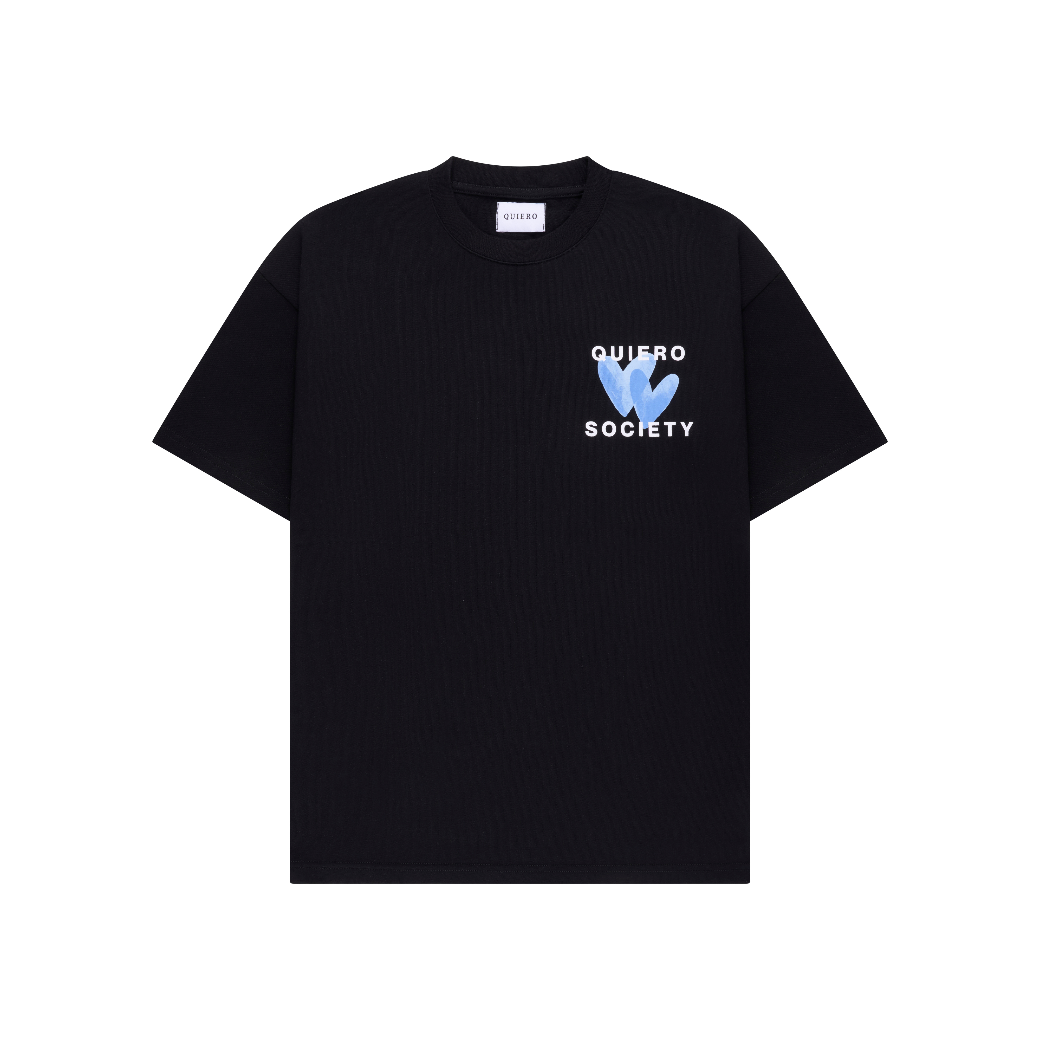 Society Hearts T-Shirt - Black