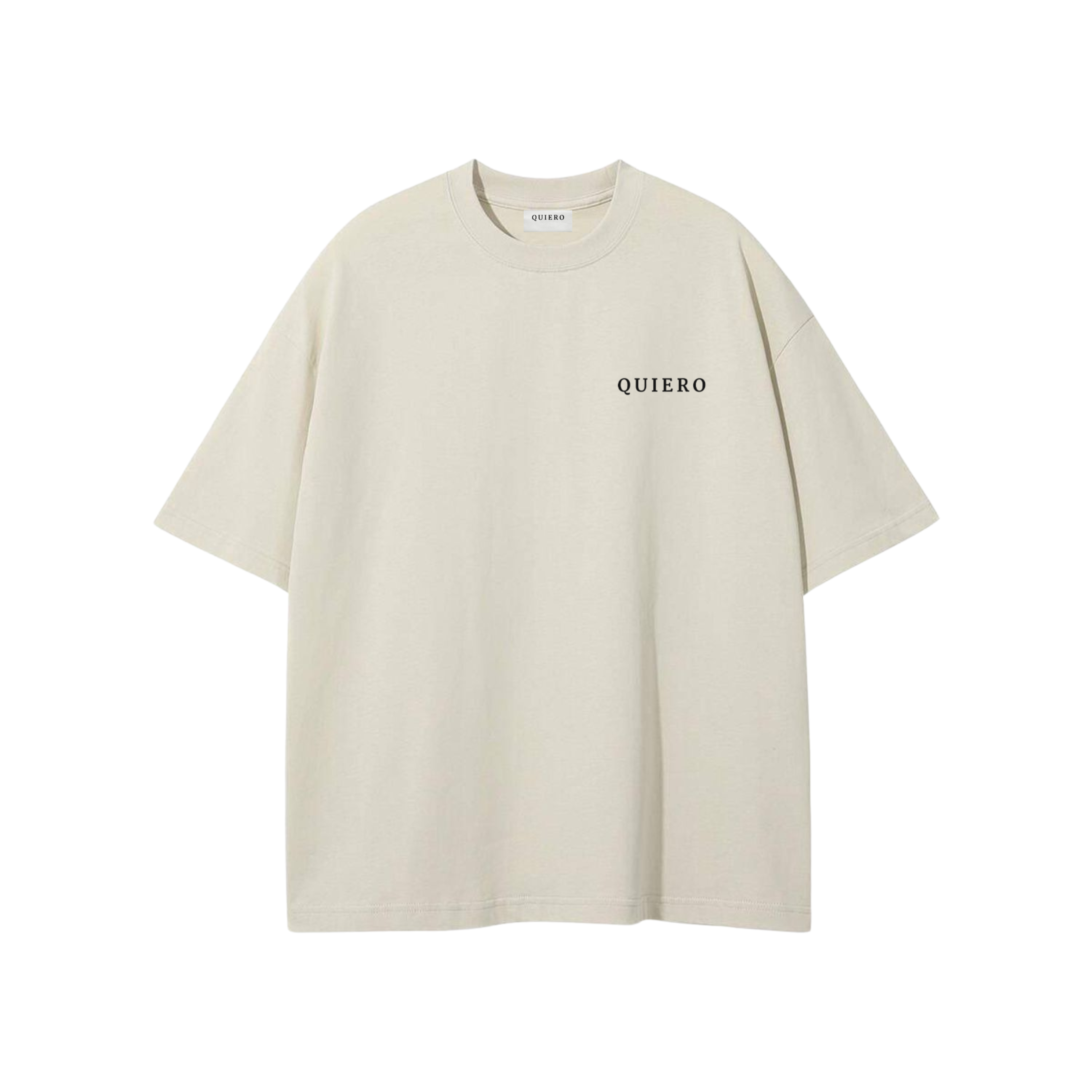 Slogan T-Shirt - Beige