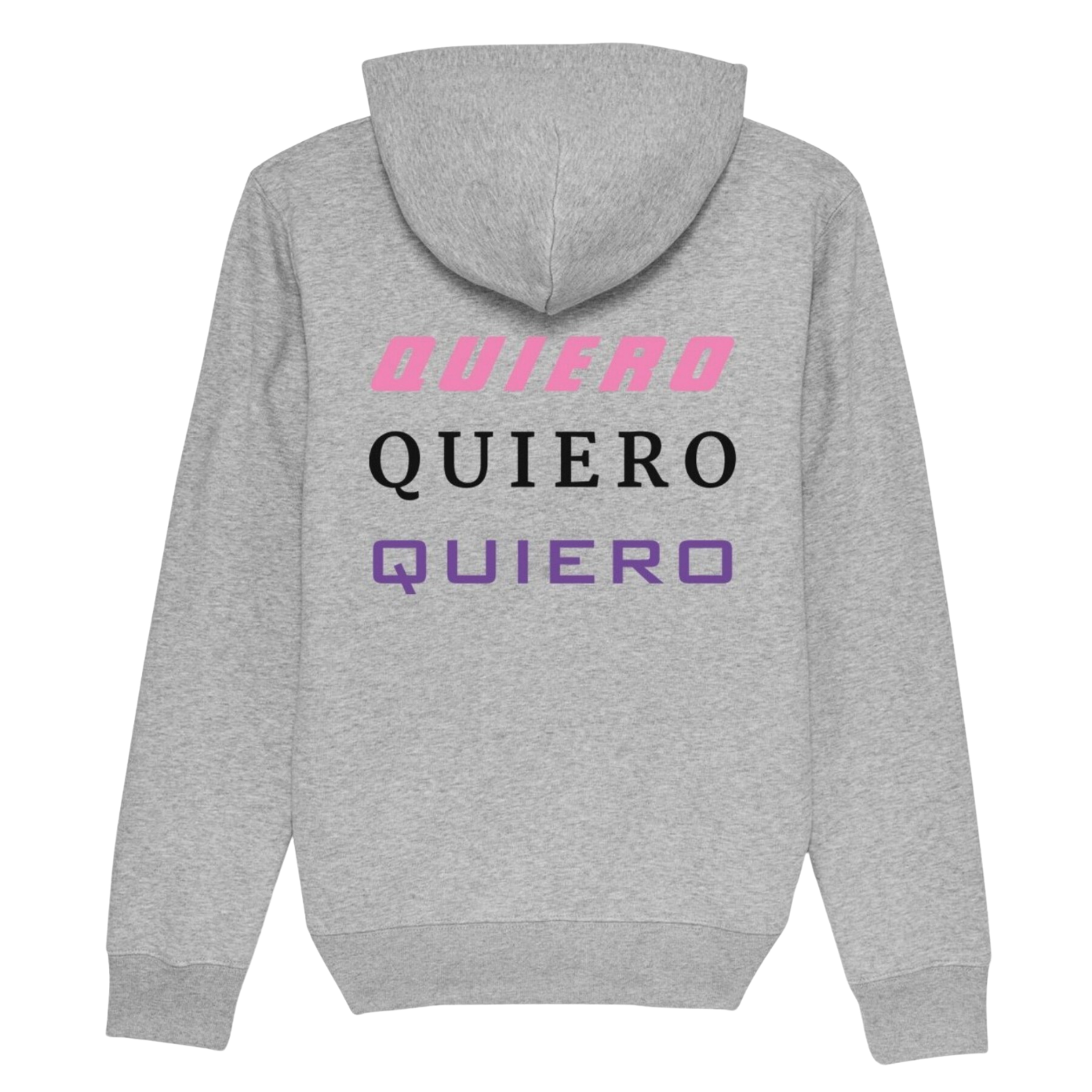 Triple Logo Hoodie - Heather Grey