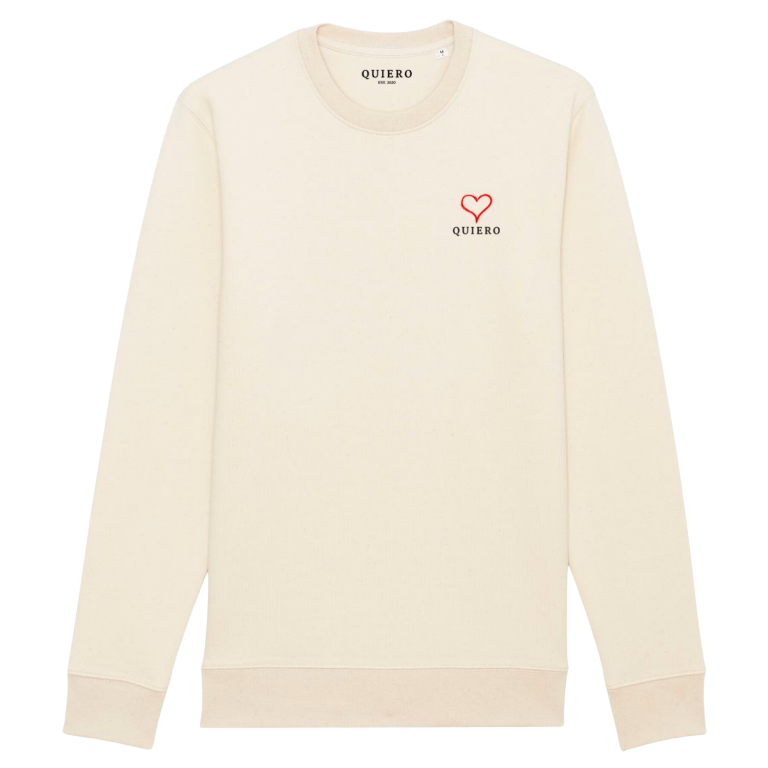 Te Quiero Sweater - Natural Raw