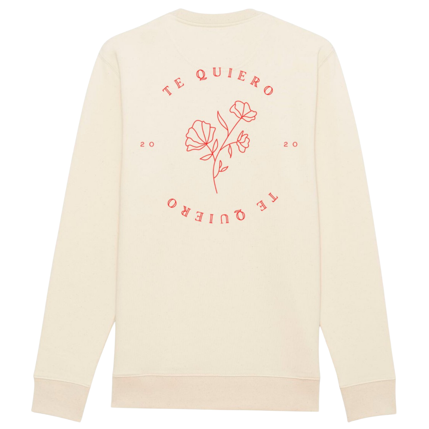 Te Quiero Sweater - Natural Raw