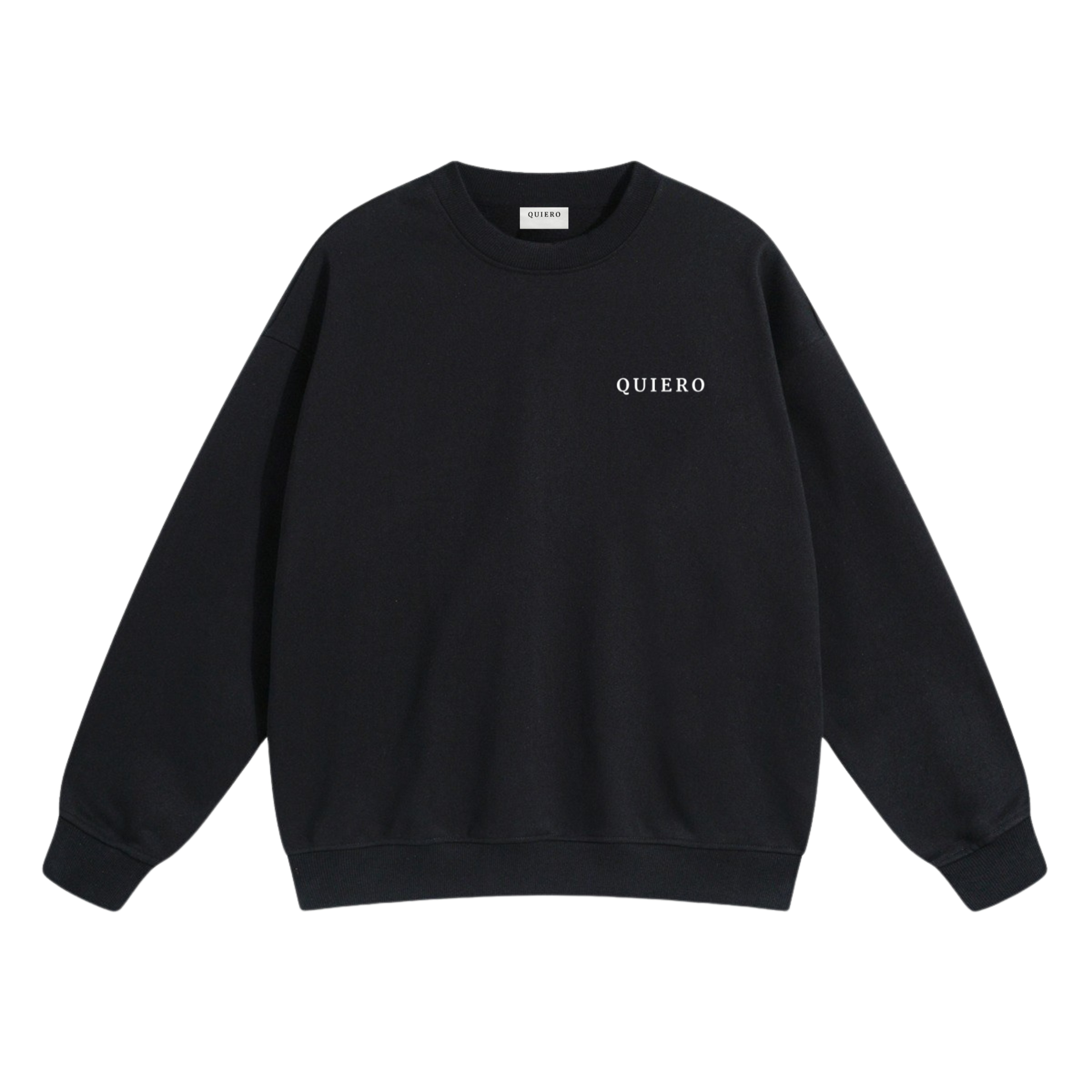 Slogan Crewneck - Black