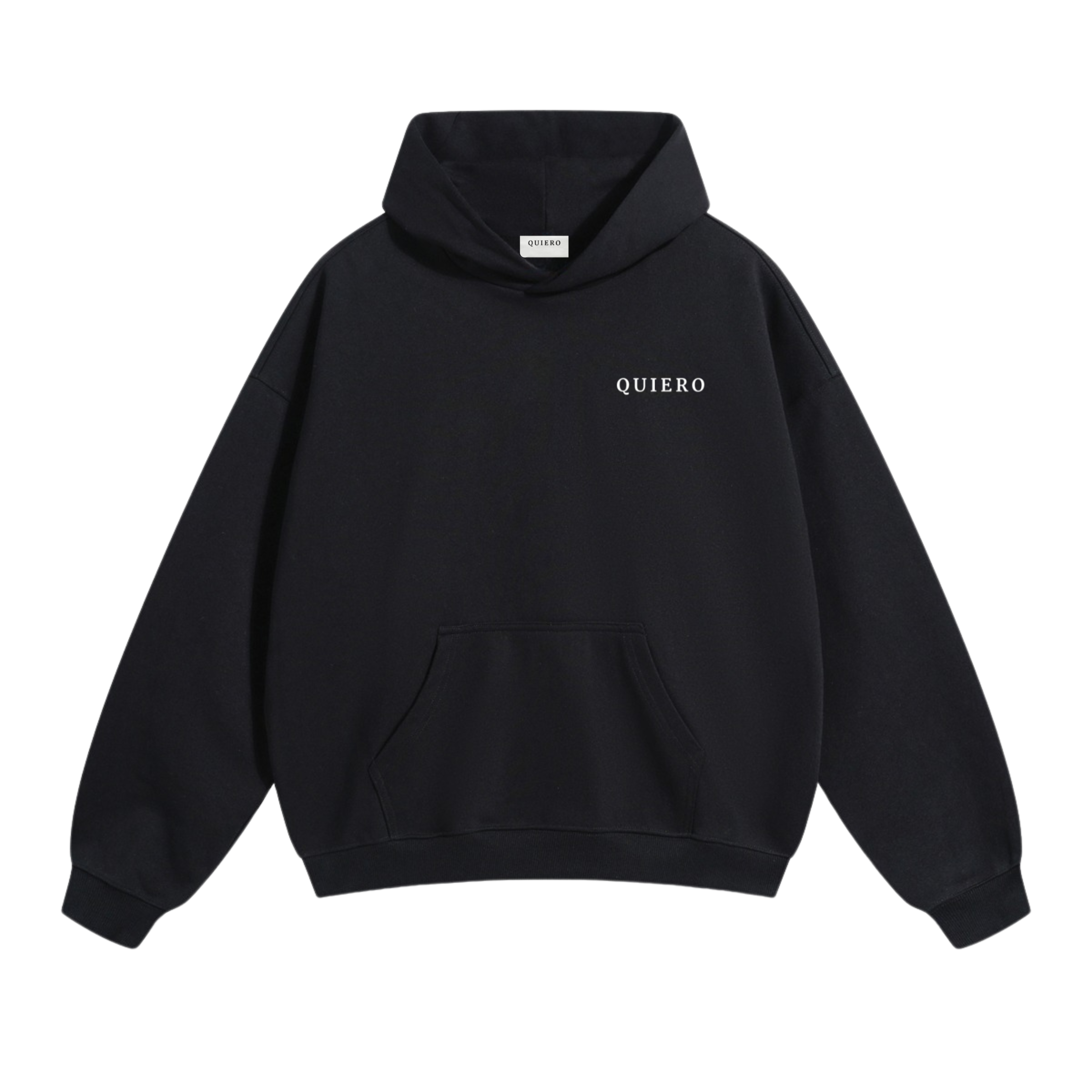 Slogan Hoodie - Black