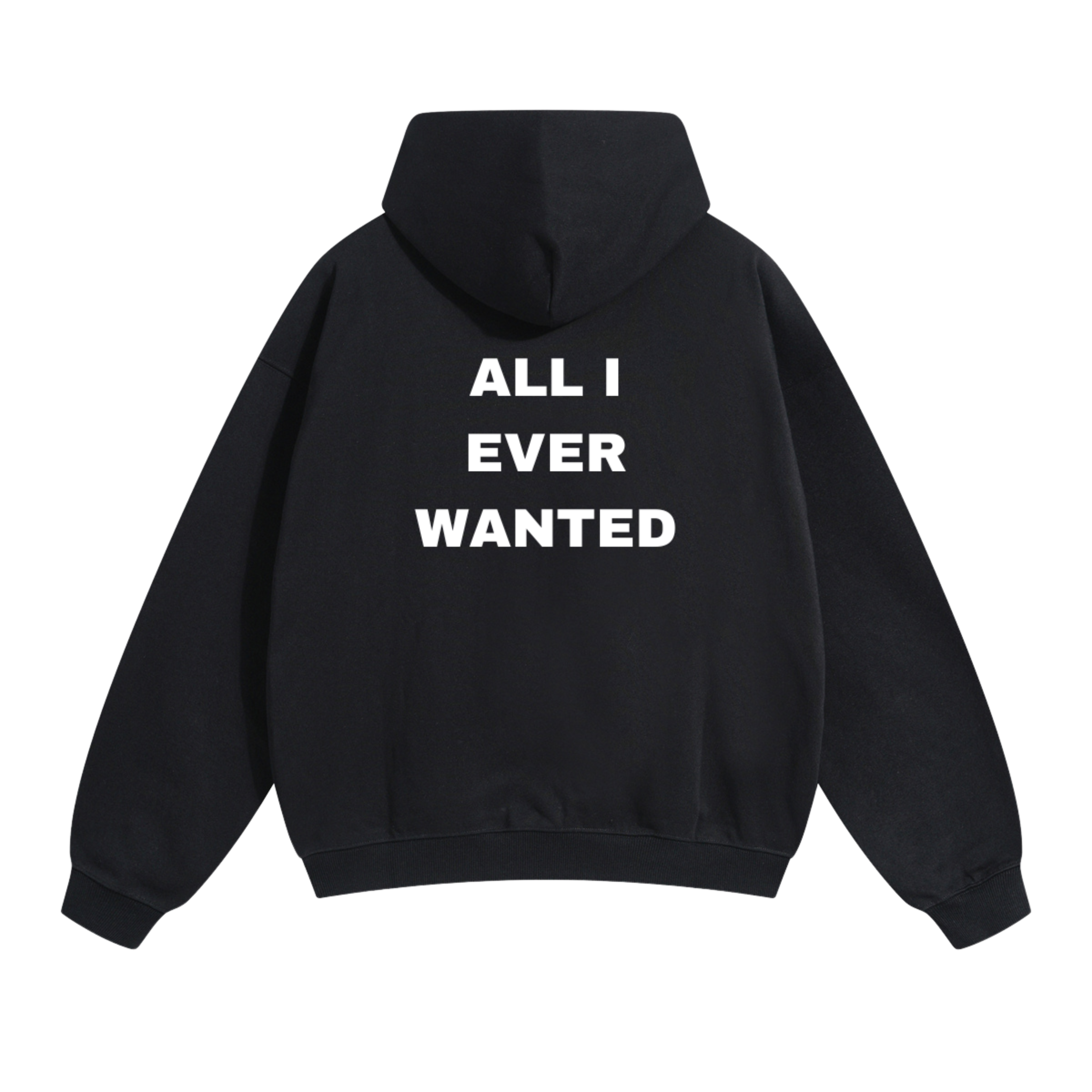 Slogan Hoodie - Black